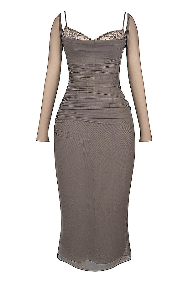 Katarina Smoke Maxi Dress