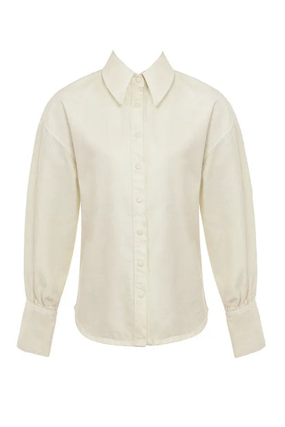 Zuri Ivory Denim Shirt