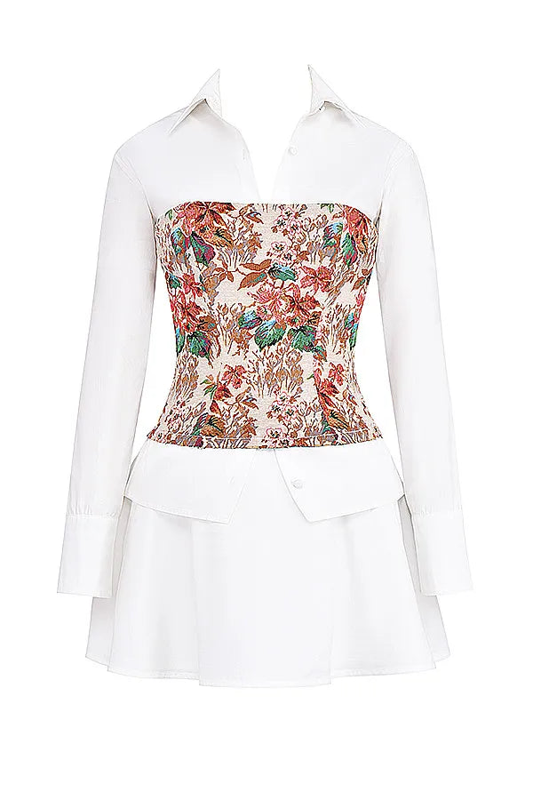 Mistress Rocks Tapestry Jacquard Shirt Dress - SALE