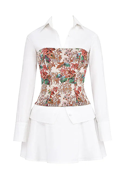 Mistress Rocks Tapestry Jacquard Shirt Dress - SALE
