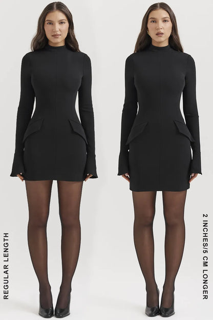 Mahalia Black Mini Dress