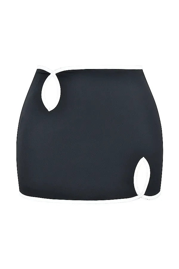 Mistress Rocks Black Cutout Mini Skirt - SALE