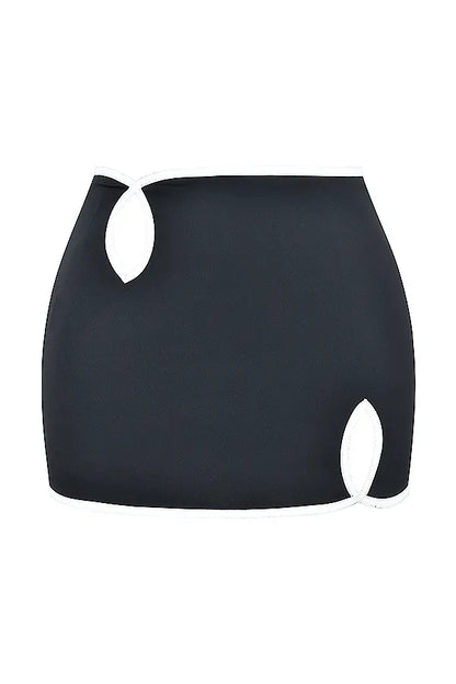 Mistress Rocks Black Cutout Mini Skirt - SALE