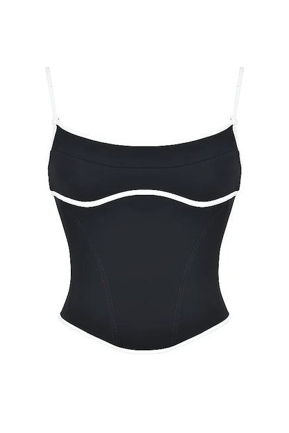 Mistress Rocks Black Structured Corset - SALE