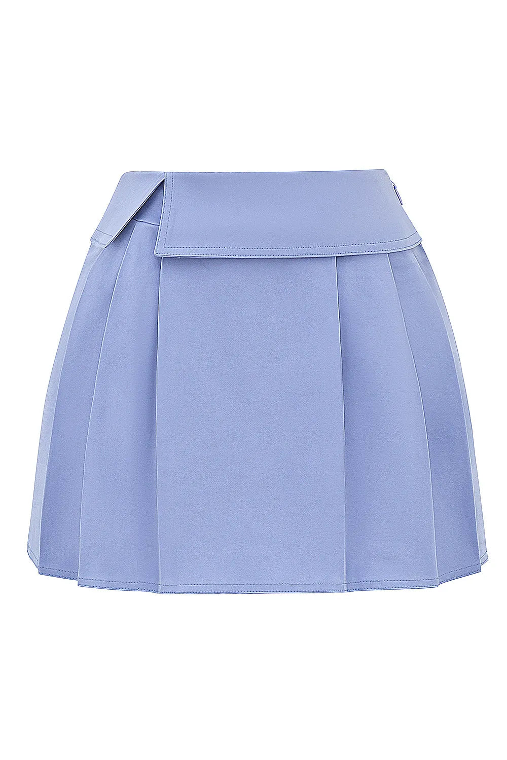 Mistress Rocks Heather Folded Waist Pleated Mini Skirt - SALE