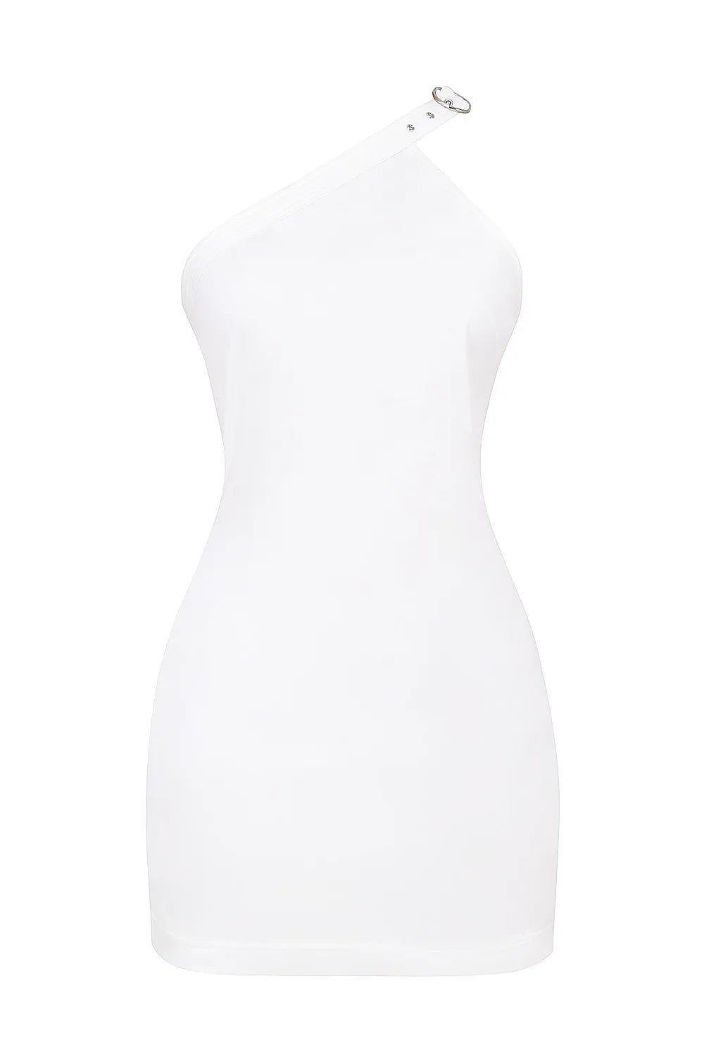 Mistress Rocks White Asymmetric Mini Dress - SALE