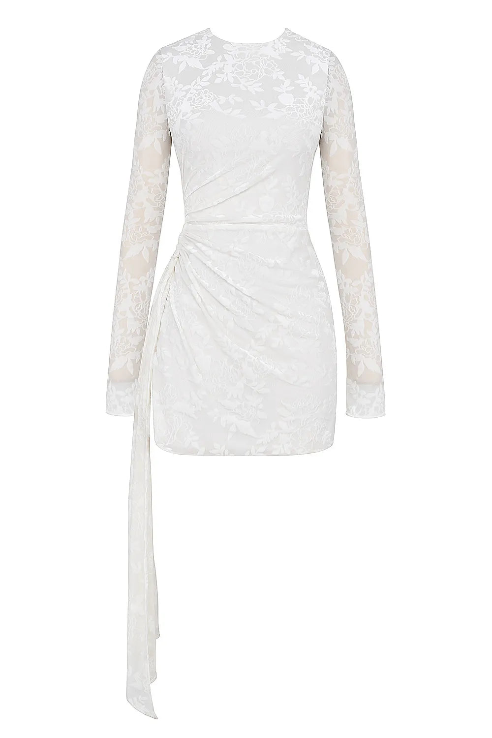 Mistress Rocks White Devore Cutout Mini Dress - SALE