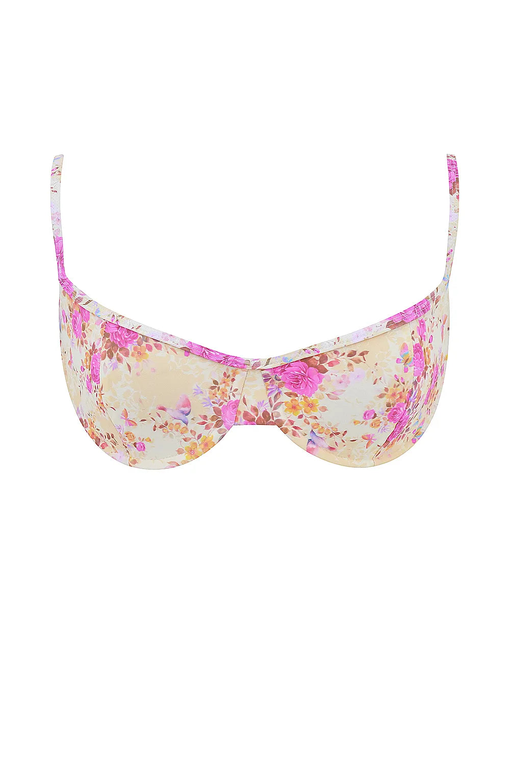 Antibes Floral Print Underwired Bikini Top