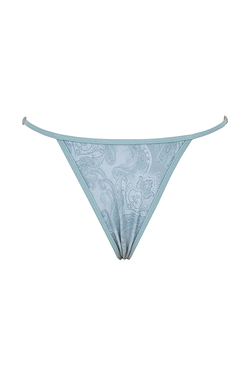 Cote DAzur Seafoam Paisley Thong Bikini Bottom