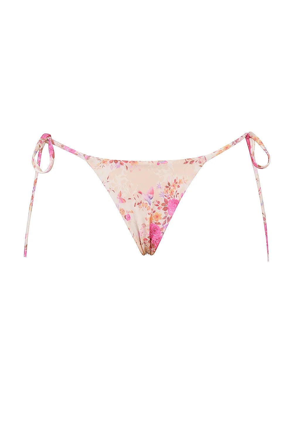 Tahiti Floral Print Tie Side Bikini Bottom