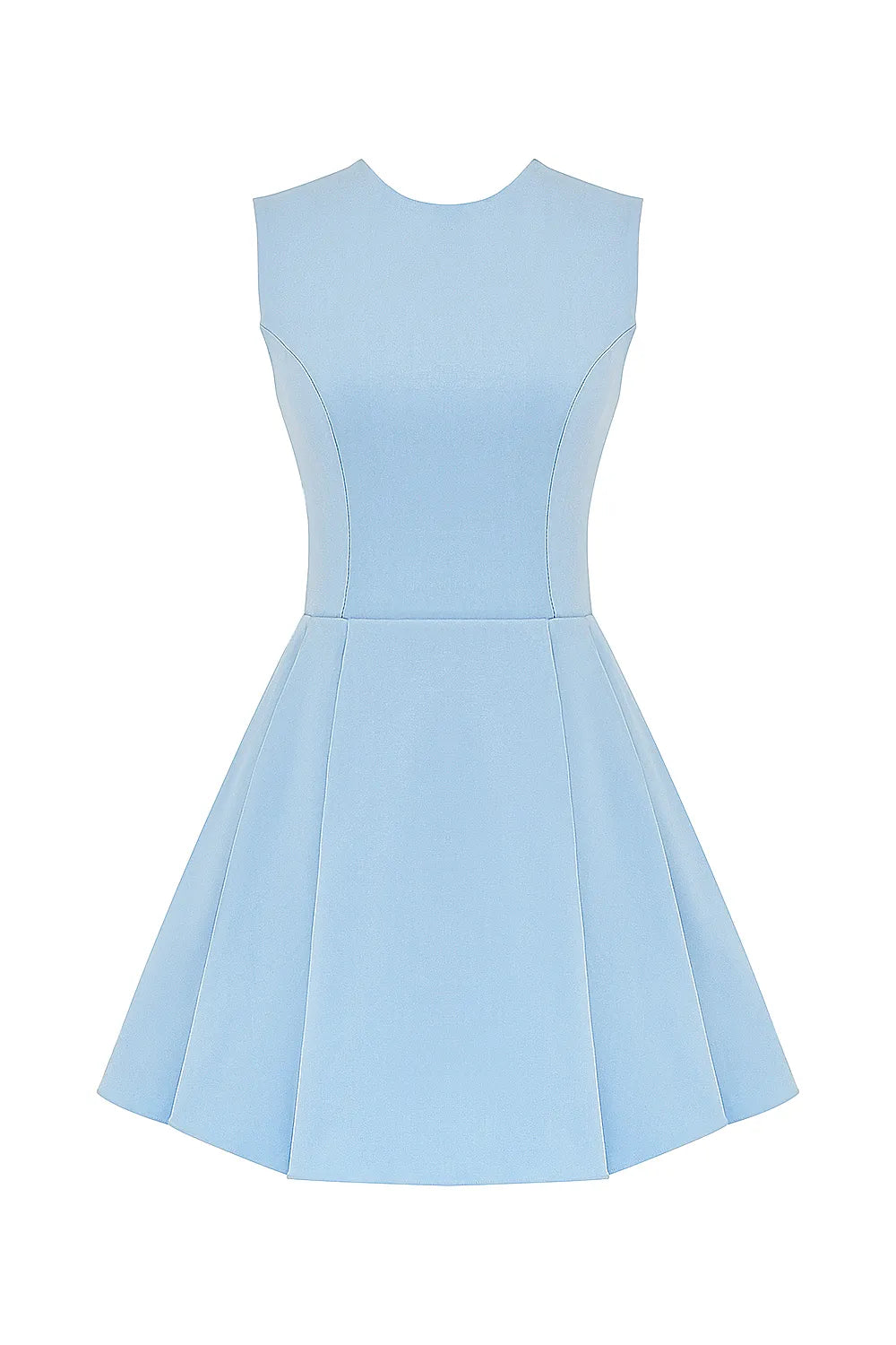 Ingrid Tuscan Blue Twill Mini Dress