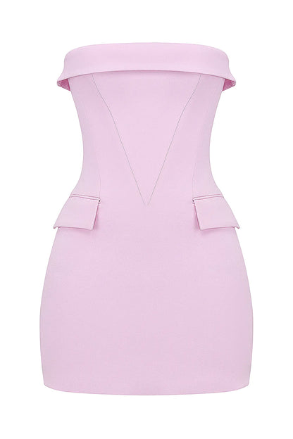Naia Cotton Candy Strapless Mini Dress