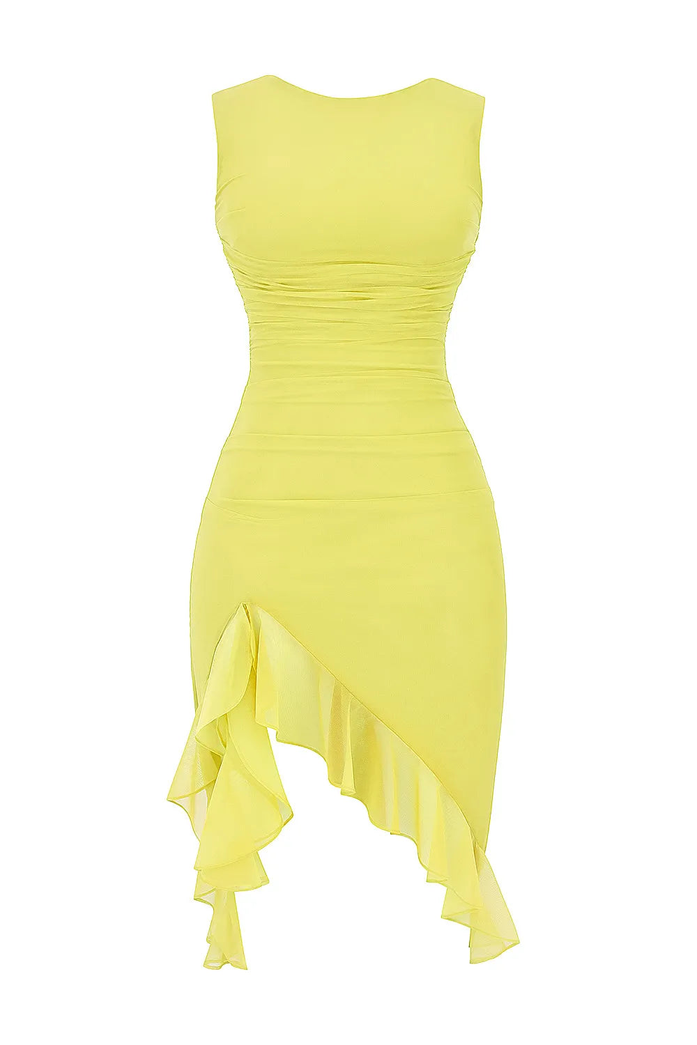 Mistress Rocks Lime Sorbet Ruffle Midi Dress - SALE