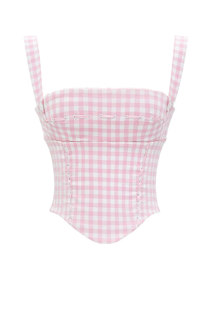 Lottie Strawberry Shortcake Gingham Corset
