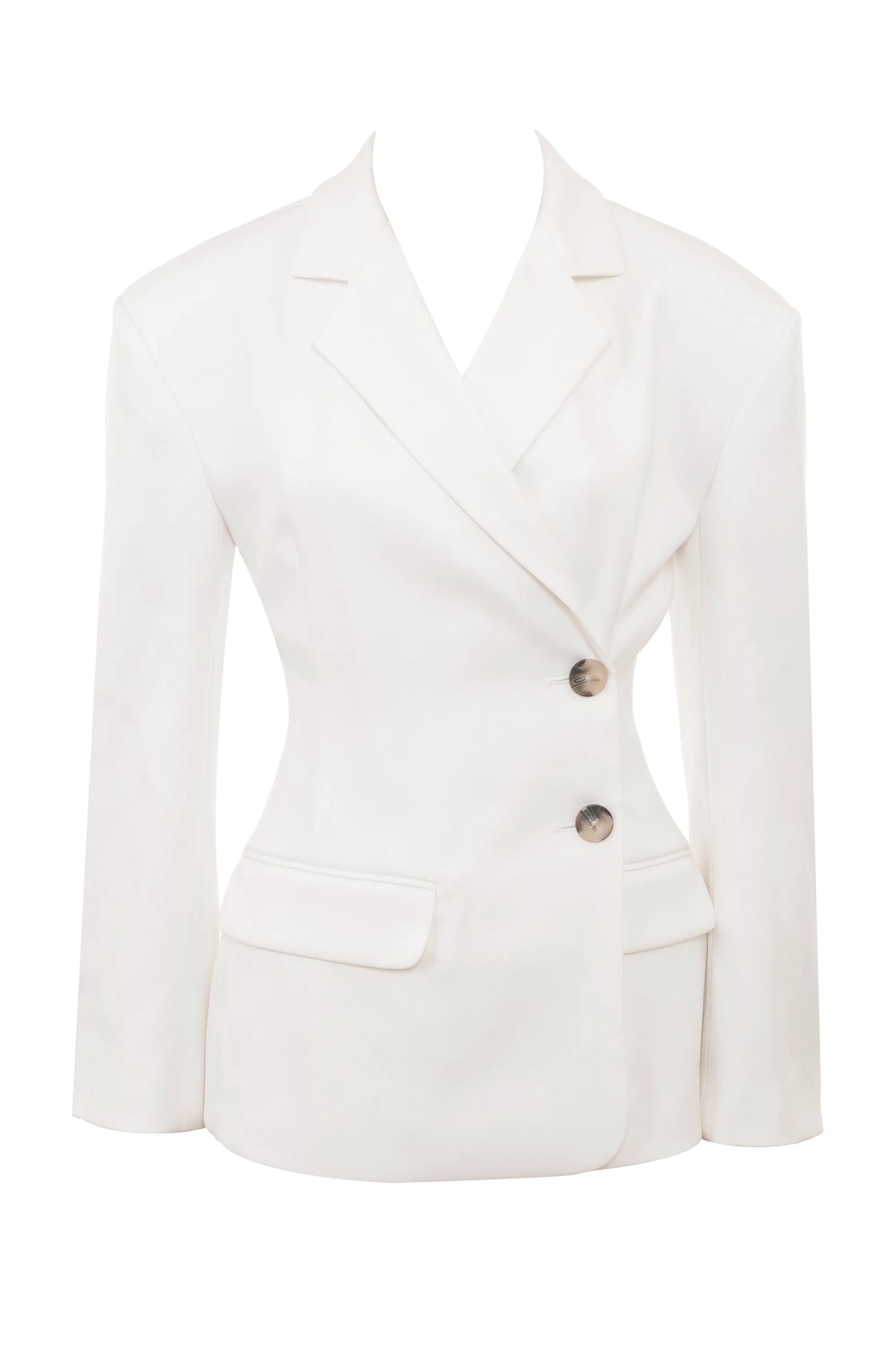 Hudson White Hourglass Blazer