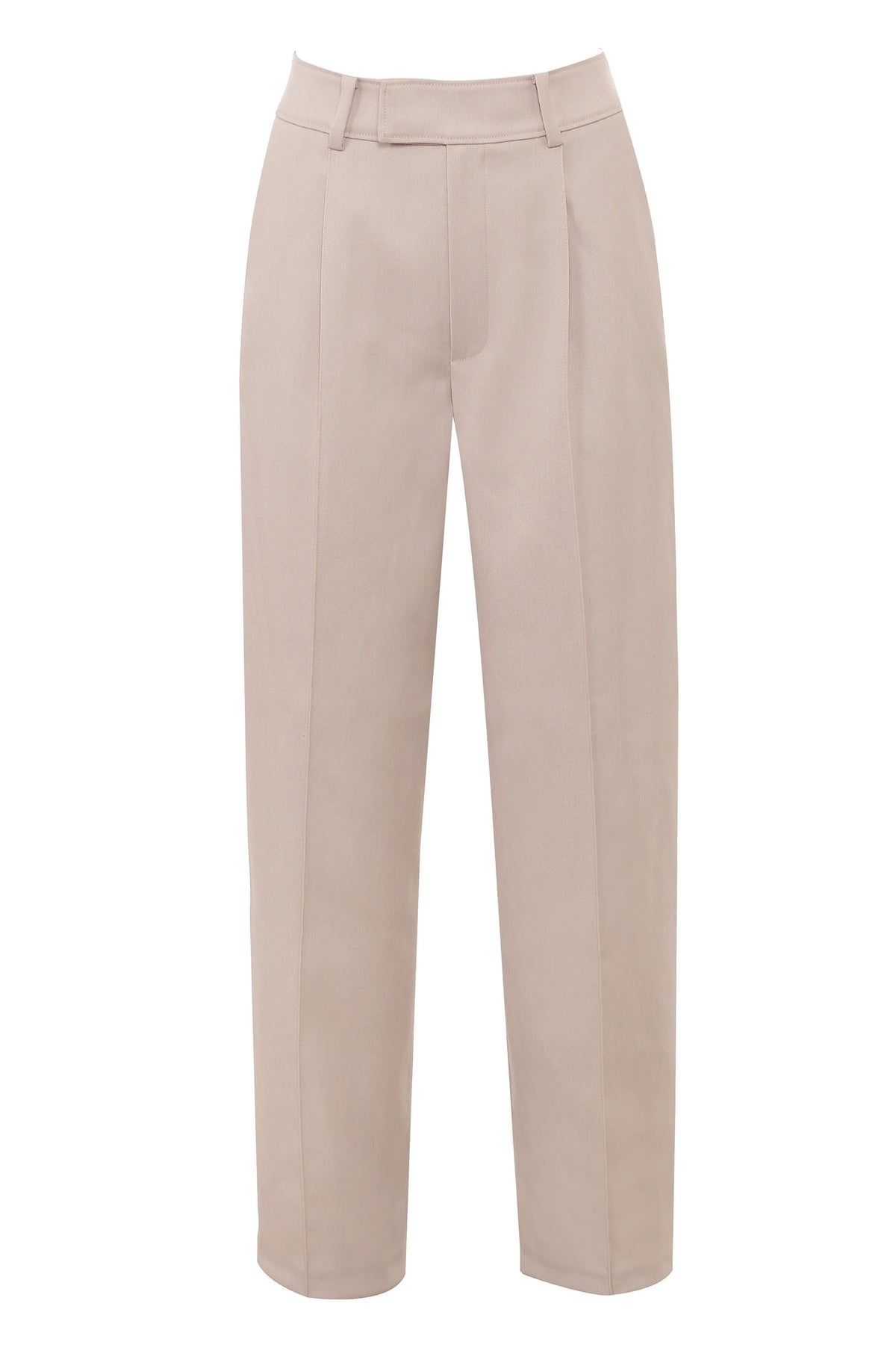 Hayden Beige High Waist Tailored Trousers