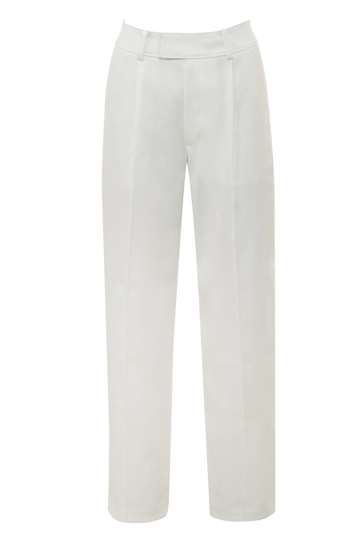 Hayden White Wide Leg High Waist Tailored Trousers
