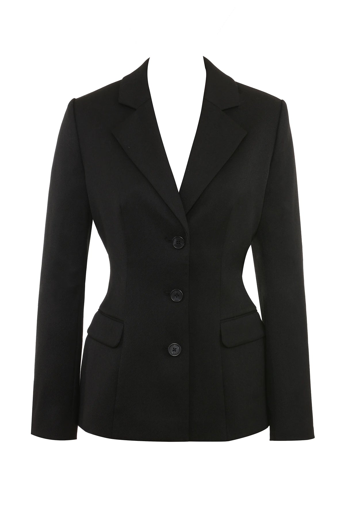 Aviva Black Tailored Hourglass Jacket