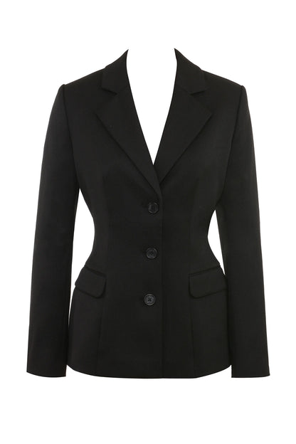 Aviva Black Tailored Hourglass Jacket