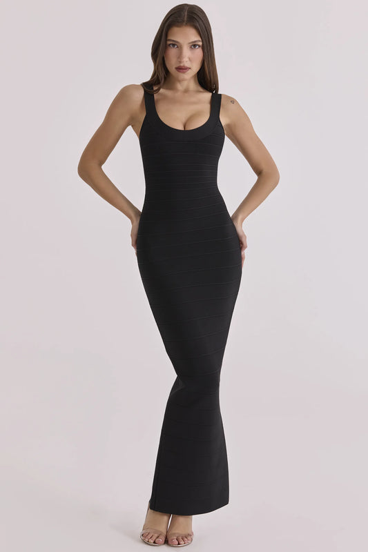 The OG Black Bandage Maxi Dress