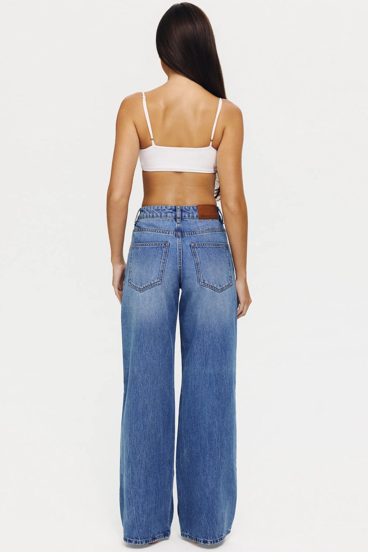 The Boyfriend Light Wash Low-Rise Baggy Jeans