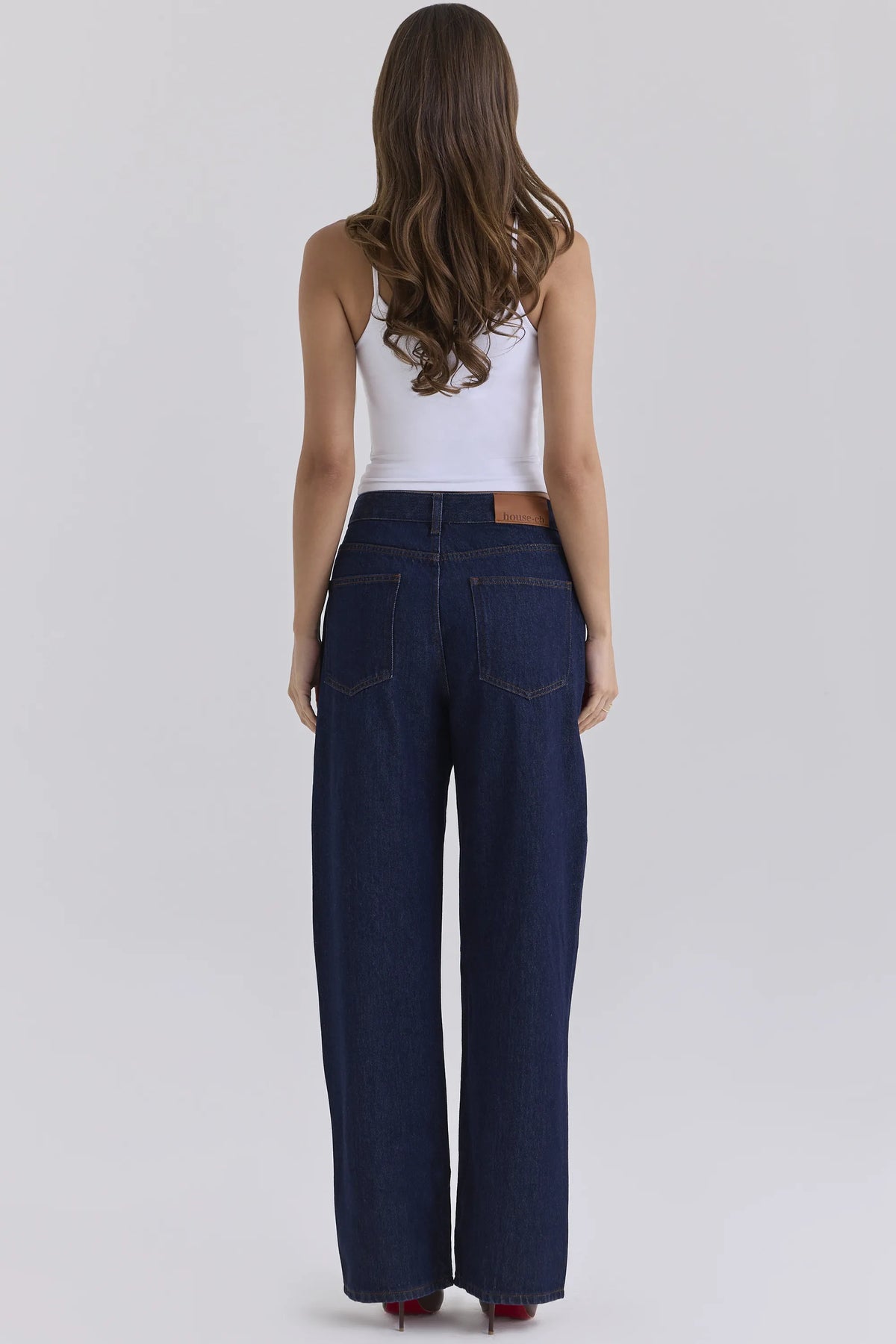 The Slim Boyfriend Dark Wash Straight-Leg Jeans
