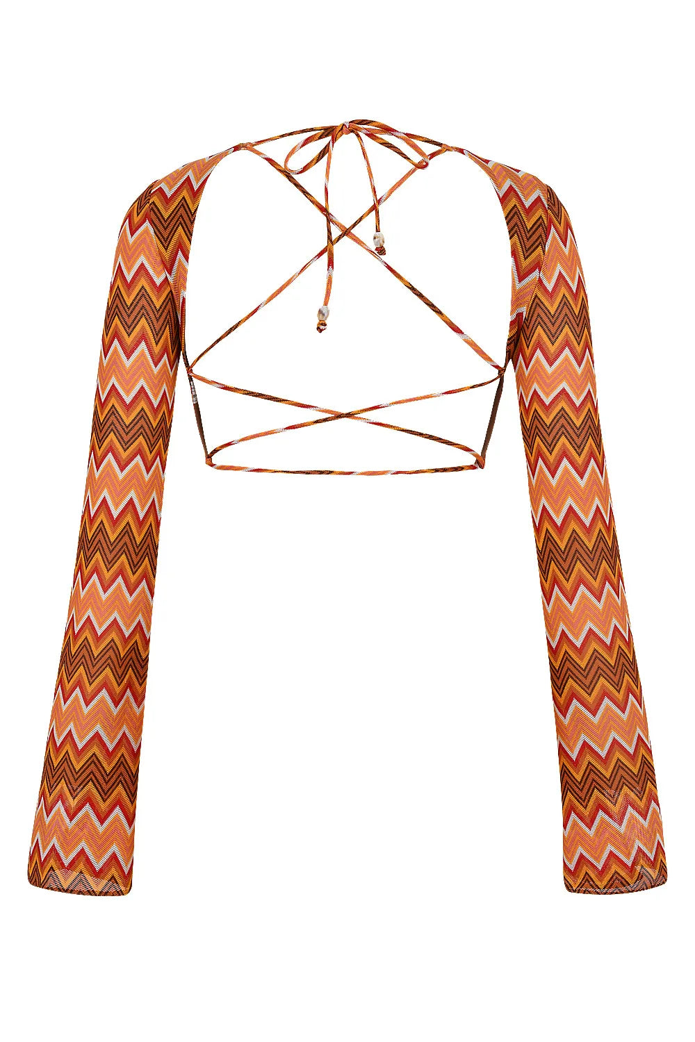Mistress Rocks Multicolour Knit Open Back Top - SALE