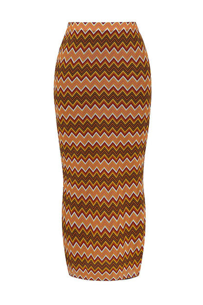 Mistress Rocks Multicolour Knit Maxi Skirt - SALE