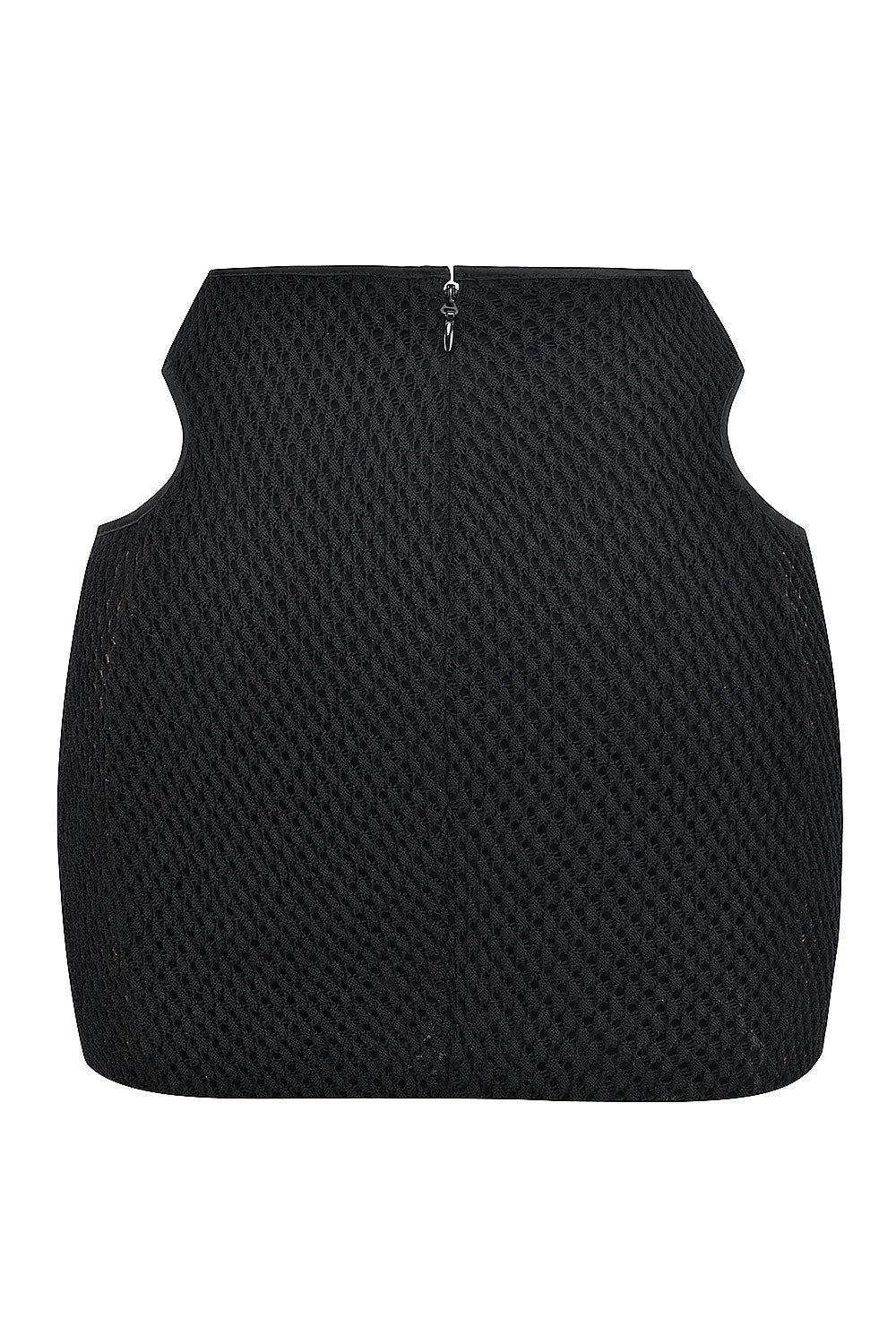 Mistress Rocks Black Knit Cutout Mini Skirt - SALE