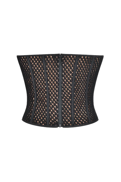 Mistress Rocks Black Knit Strapless Corset - SALE