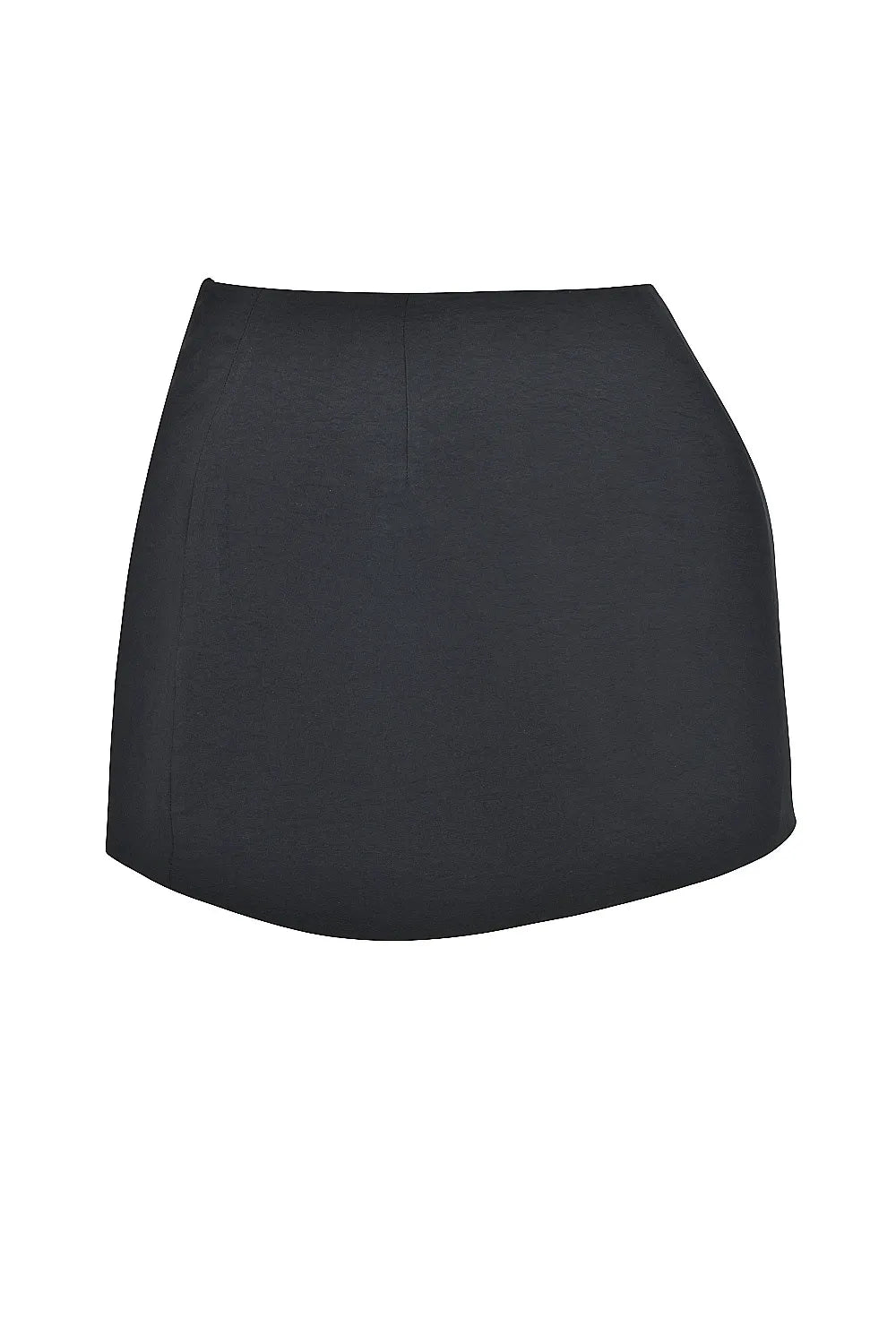 Mistress Rocks Black Wrap Tie Mini Skirt - SALE