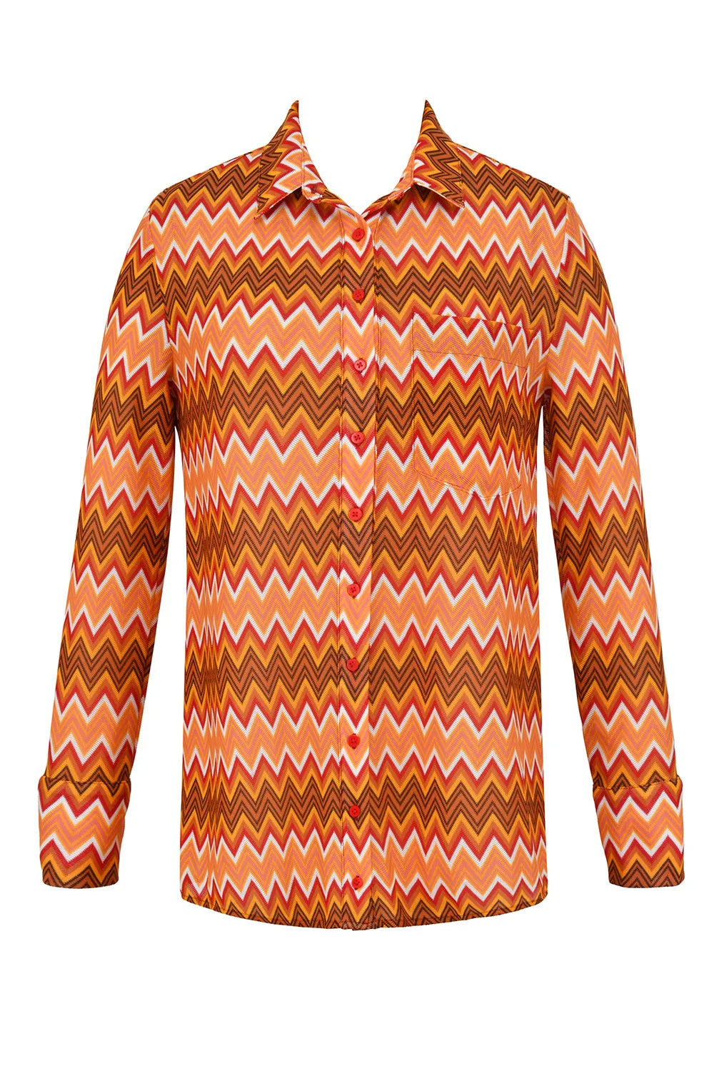 Mistress Rocks Multicolour Knit Oversized Shirt - SALE
