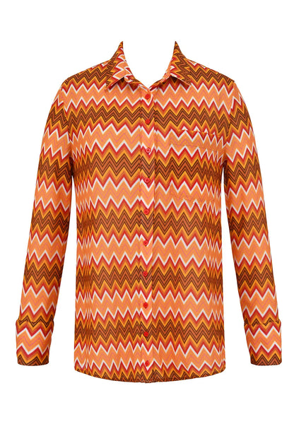 Mistress Rocks Multicolour Knit Oversized Shirt - SALE