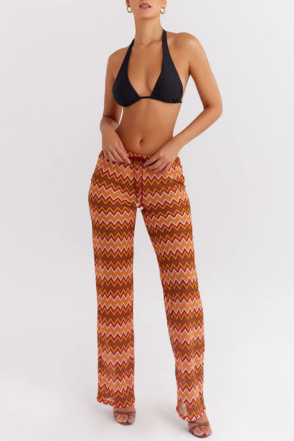 Mistress Rocks Multicolour Knit Trousers - SALE