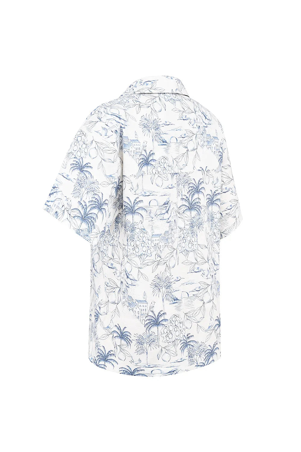 Mistress Rocks White Garden Print Relaxed Shirt - SALE