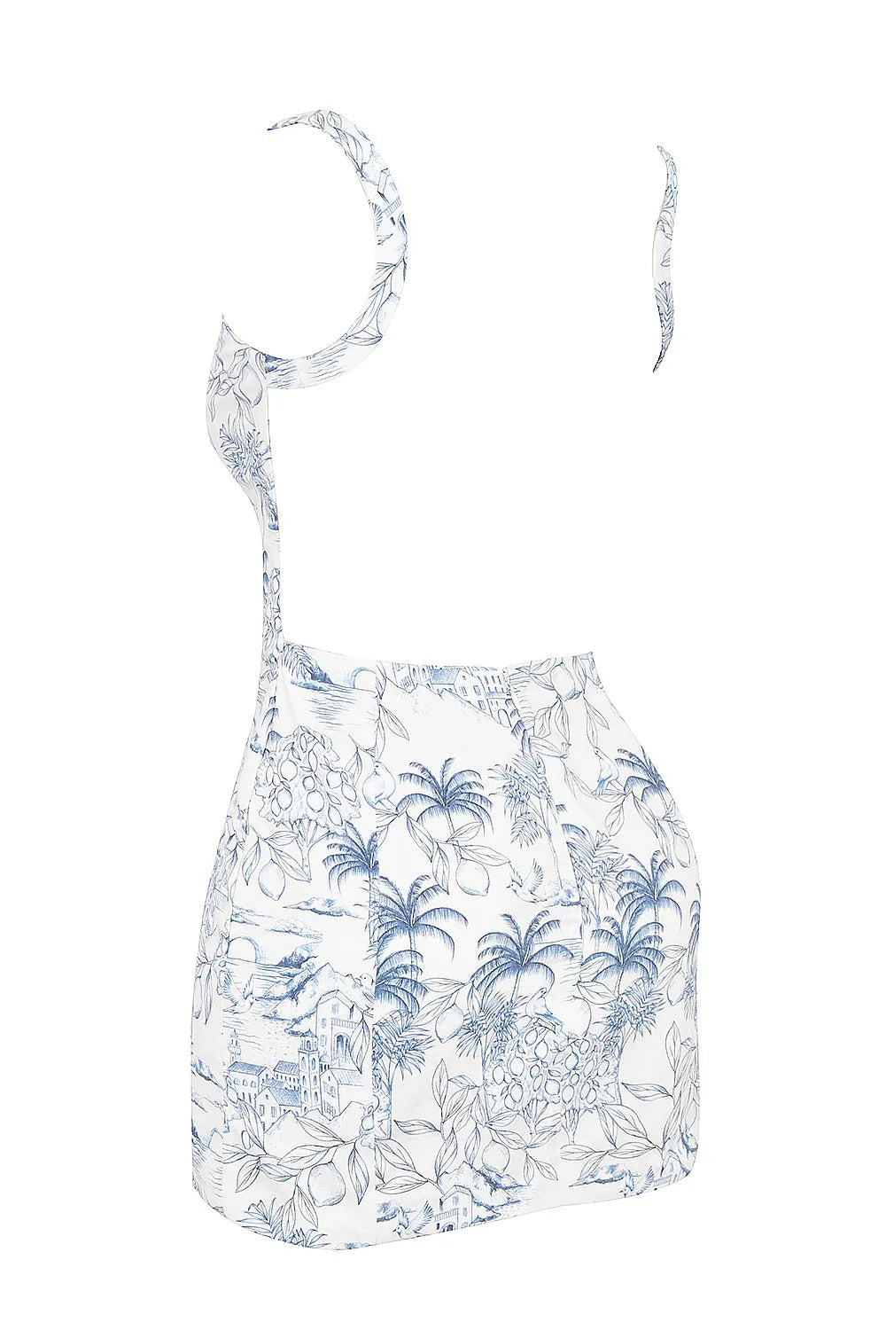 Mistress Rocks White Garden Print Mini Dress - SALE