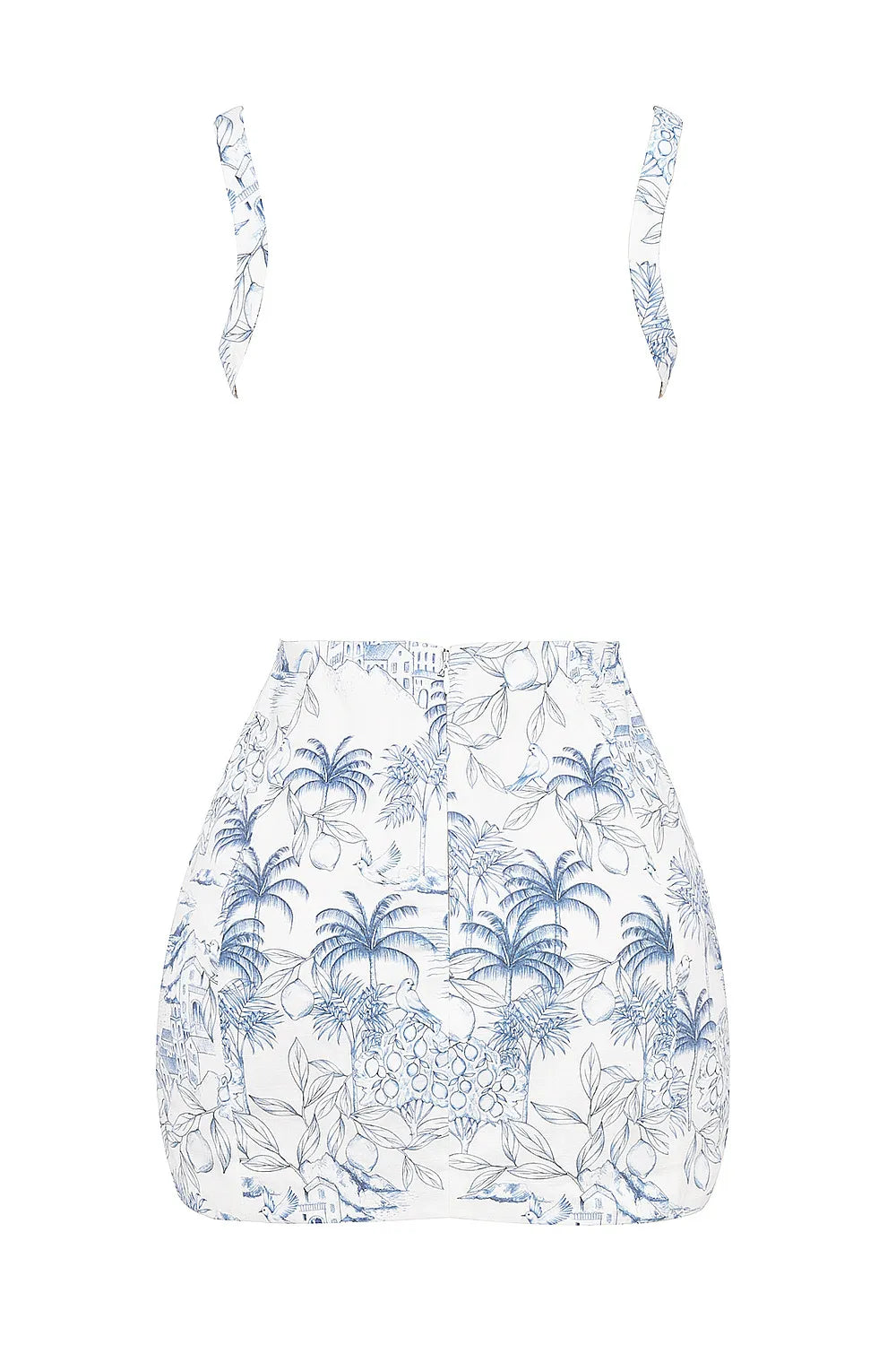 Mistress Rocks White Garden Print Mini Dress - SALE