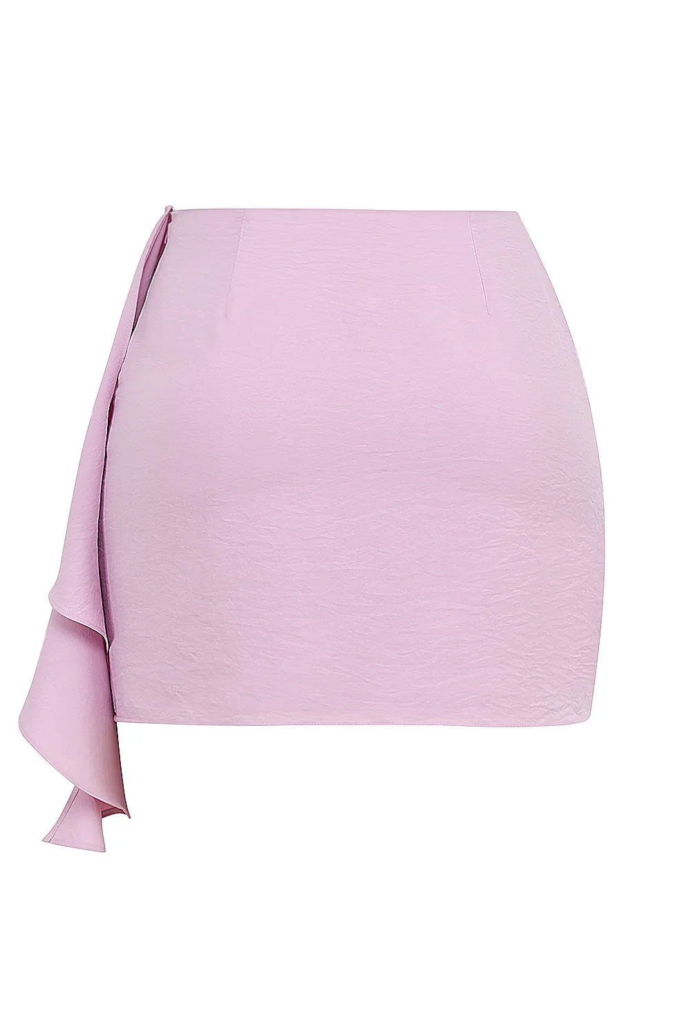 Mistress Rocks Orchid Draped Frill Mini Skirt - SALE