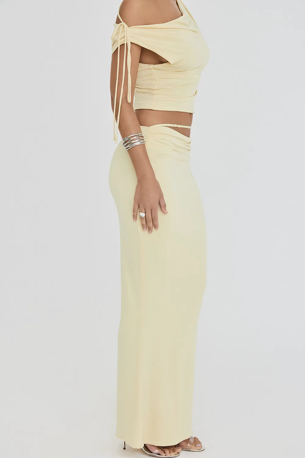 Mistress Rocks Creme Brûlée Maxi Skirt - SALE