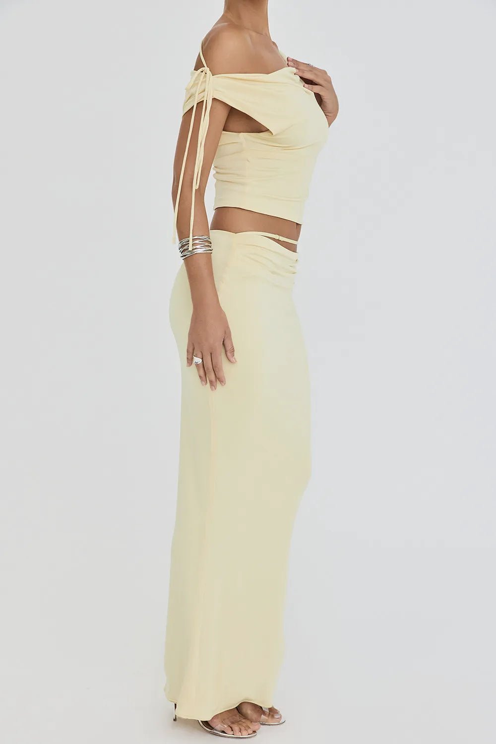 Mistress Rocks Creme Brûlée Maxi Skirt - SALE