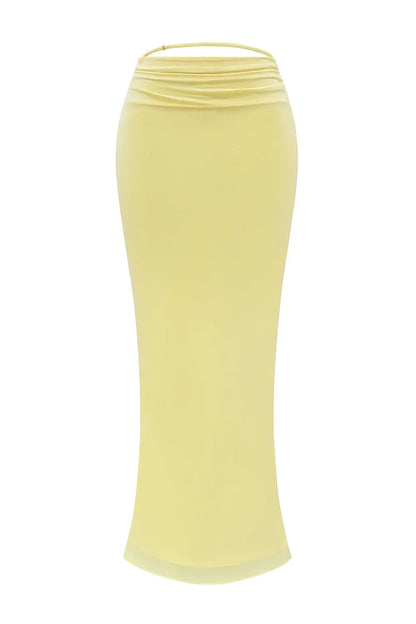 Mistress Rocks Creme Brûlée Maxi Skirt - SALE