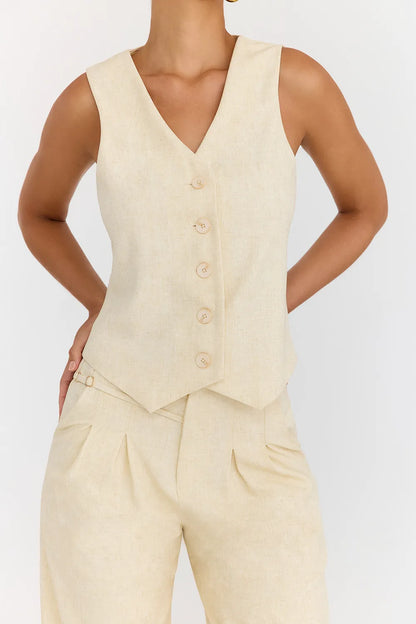 Mistress Rocks Butterscotch Waistcoat - SALE