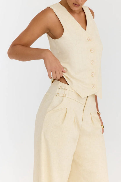 Mistress Rocks Butterscotch Waistcoat - SALE