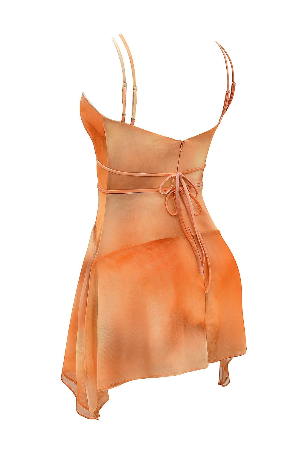Mistress Rocks Orange Ombre Cutout Mini Dress - SALE