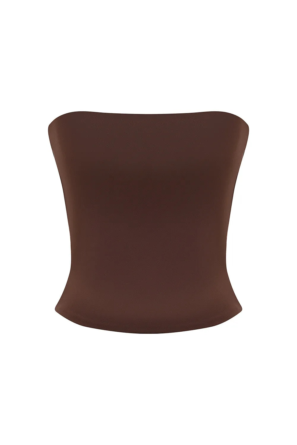 Mistress Rocks Cocoa Strapless Top - SALE