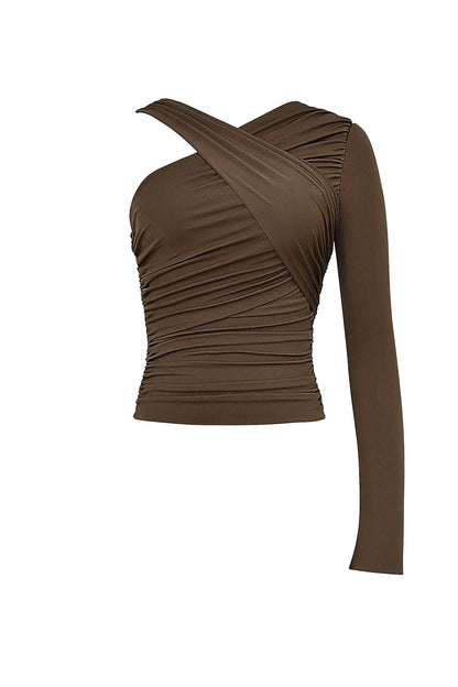 Mistress Rocks Earth Gathered One Sleeve Top - SALE
