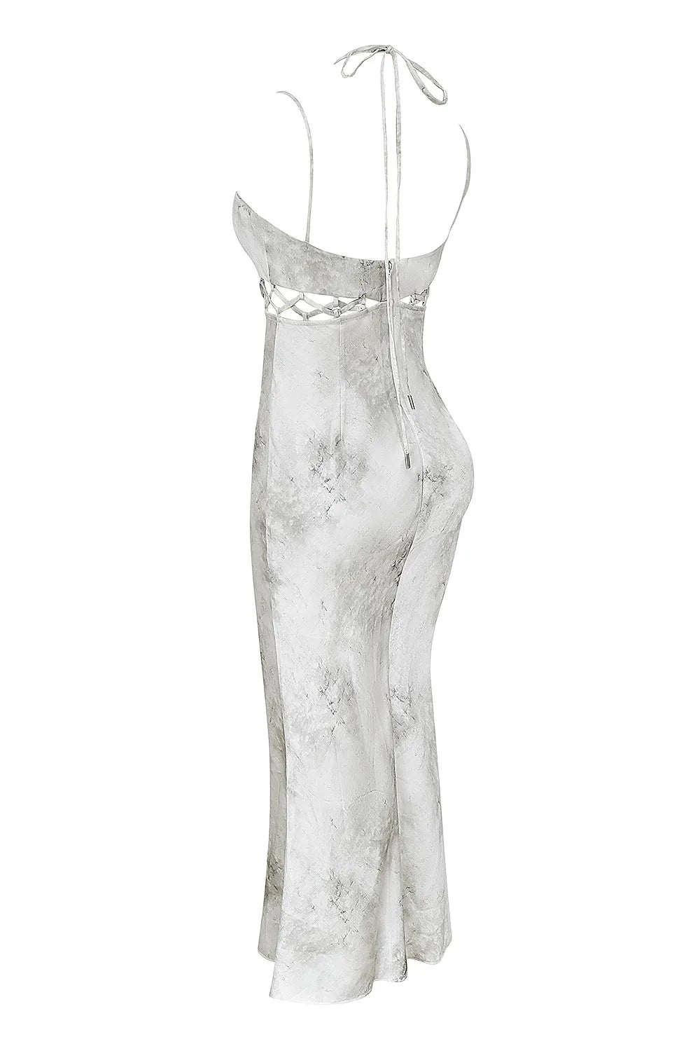 Mistress Rocks Marble Satin Slip Dress - SALE