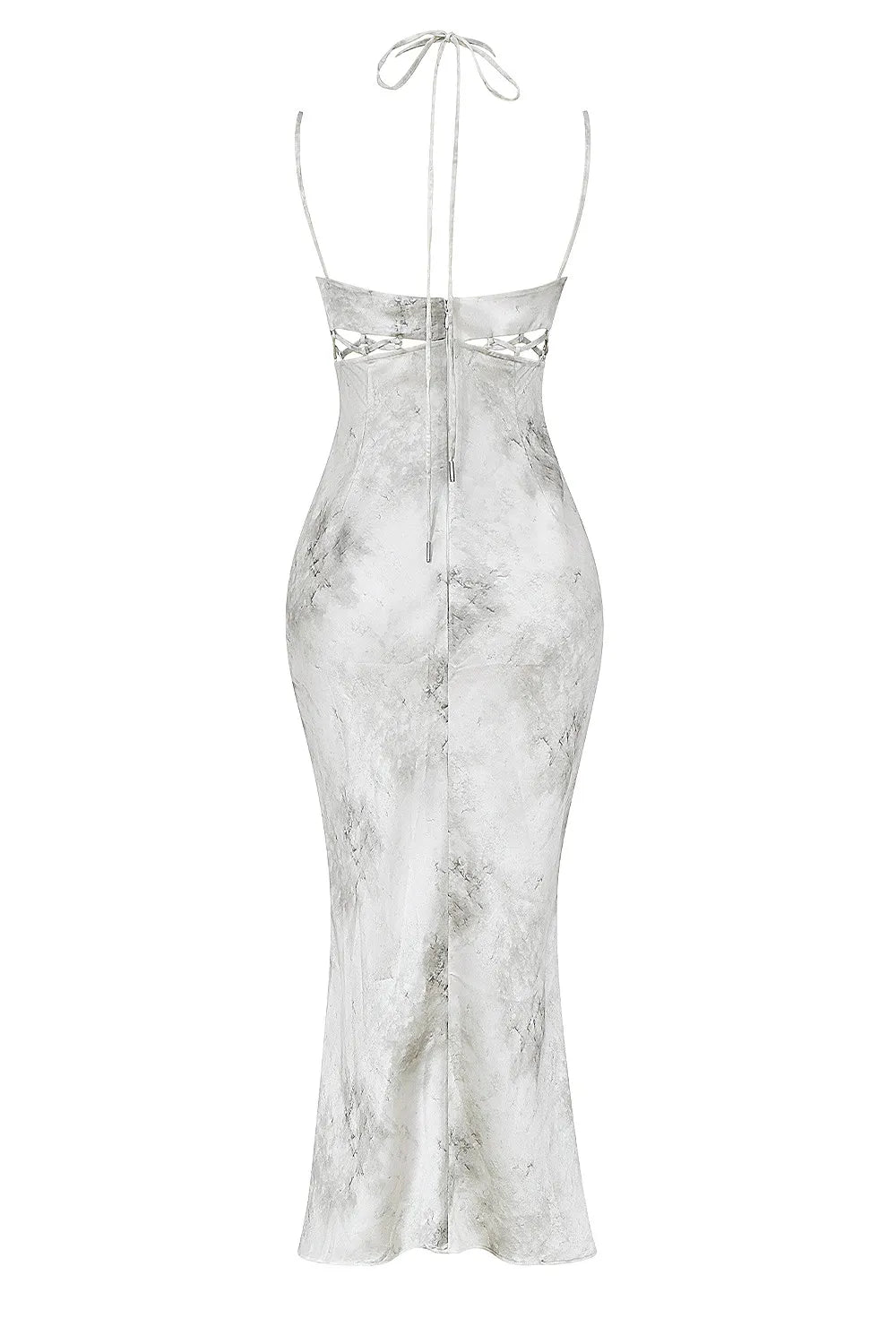 Mistress Rocks Marble Satin Slip Dress - SALE