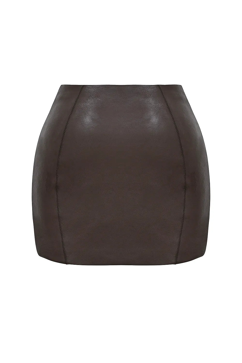 Mistress Rocks Earth Vegan Leather Mini Skirt - SALE