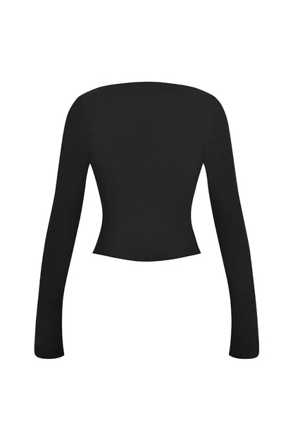 Mistress Rocks Black Long Sleeve Corset - SALE